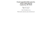 Tablet Screenshot of frenchagresearch.com